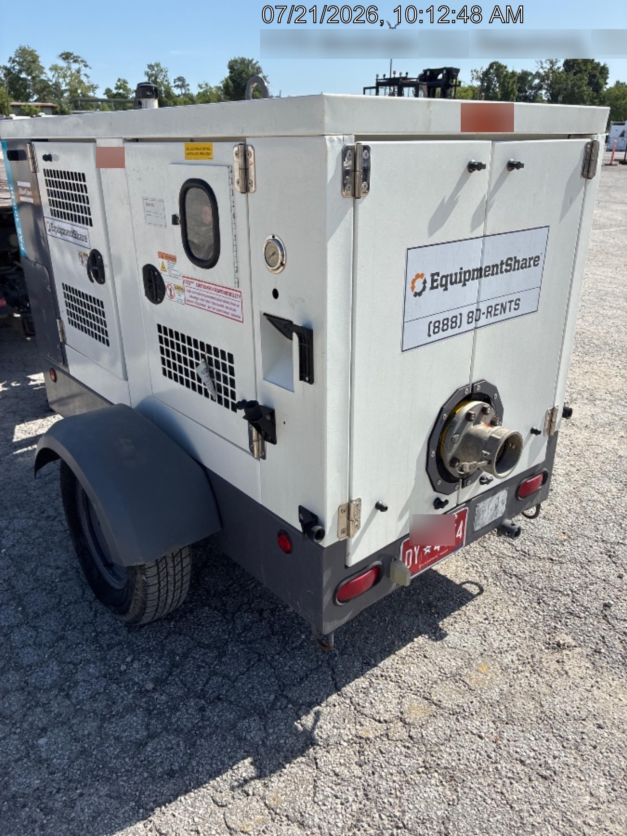 2020 ATLAS COPCO PAS 100 HF CS Enclosed