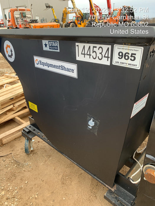 2021 STAR INDUSTRIES M-1820 - Self-Dump Hopper