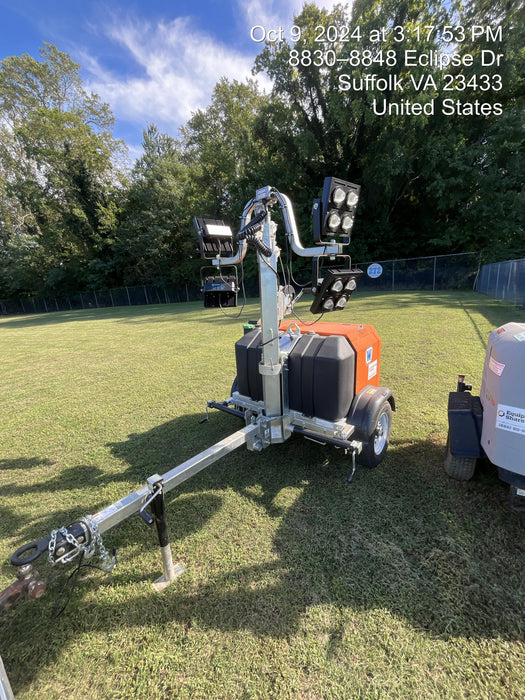 2024 Wanco WLTT-4MM4K Diesel, Deep Sea Controller, Shore Power Plug, Auto Start, (4) 350W LED Floodlights, 4kW Generator, 60 Gal Fuel Tank, 2" Ball, T3