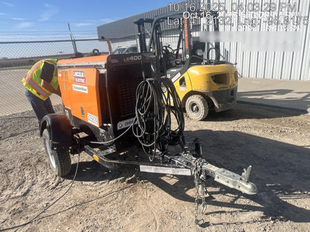 2023 Lincoln Electric LE400 Kubota V1505, Trlr, Cable Rack, Light Kit, ES Decals, T3