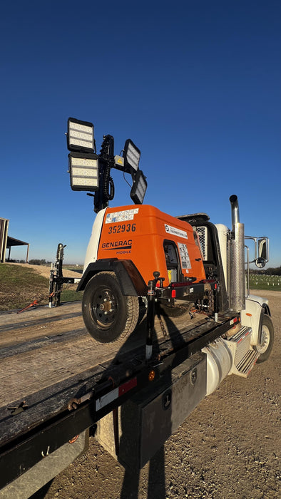 2023 Generac MLT2 Diesel, Flex Switch 120V Input, Powerzone Controller, (4) 320W LED Lights, 4kW Generator, 39.9 Gal Fuel Tank, 2" Ball, T3