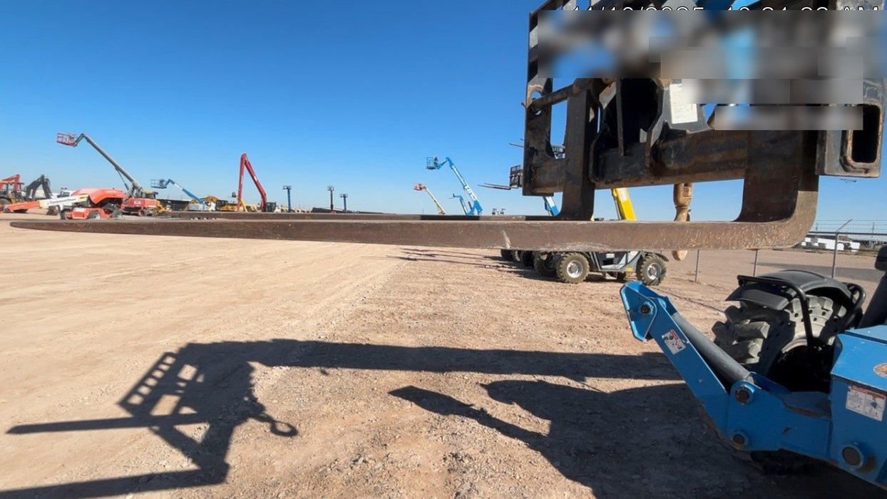 2018 Genie GTH-1056 Genie GTH-1056 w/ROPS, Work Lights, Solid Tires, RH Cab Mesh, Beacon, 60" Carriage and Forks