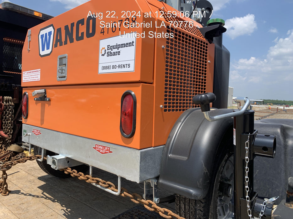 2024 Wanco WLTT-4MM4K Diesel, Deep Sea Controller, Shore Power Plug, Auto Start, (4) 350W LED Floodlights, 4kW Generator, 60 Gal Fuel Tank, 2" Ball, T3