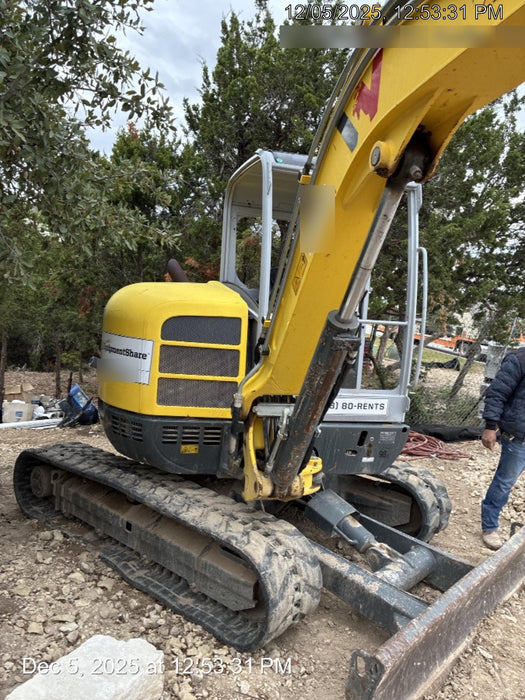 2018 Wacker Neuson EZ53 EZ53 12K Track Excavator, TRK,LGD,CNPY,PC, TRK,LGD,CNPY,PC, Manual QC, Hydraulic Thumb, Buckets: 24" , 18"