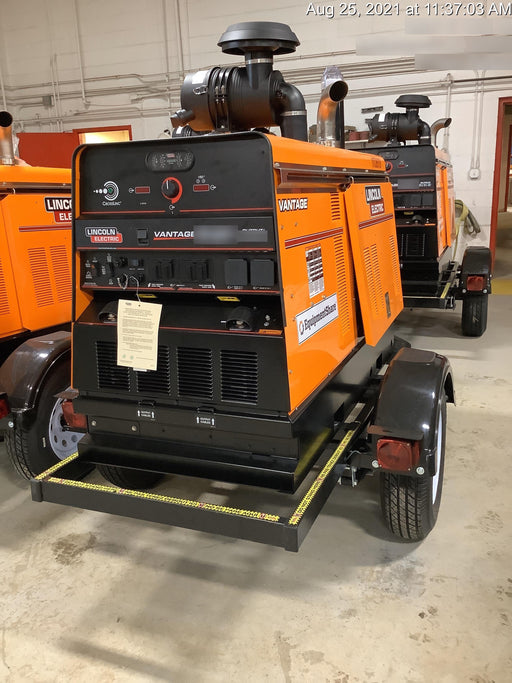 2021 Lincoln Electric Vantage 549X Ready Pak 3, ORANGE (includes trailer, cable rack, fender light kit)