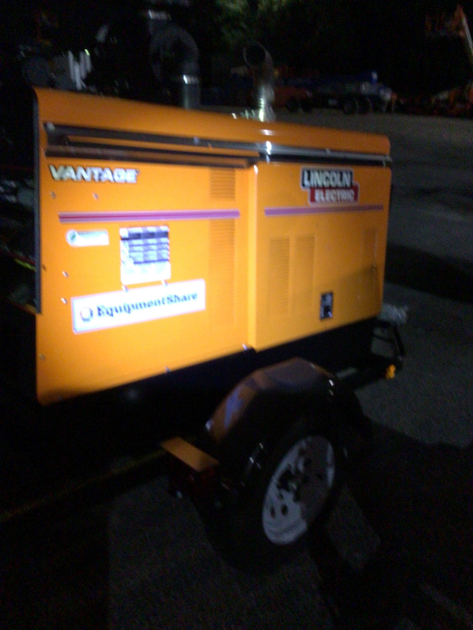 2021 Lincoln Electric Vantage 549X Ready Pak 3, ORANGE (includes trailer, cable rack, fender light kit)