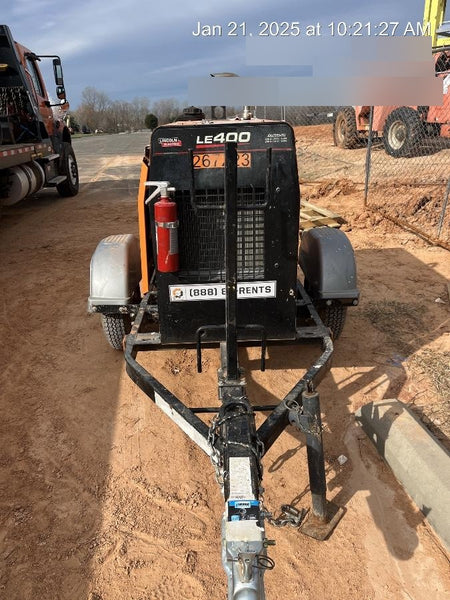 2022 Lincoln Electric LE400 Kubota V1505, Trlr, Cable Rack, Light Kit, ES Decals, T3