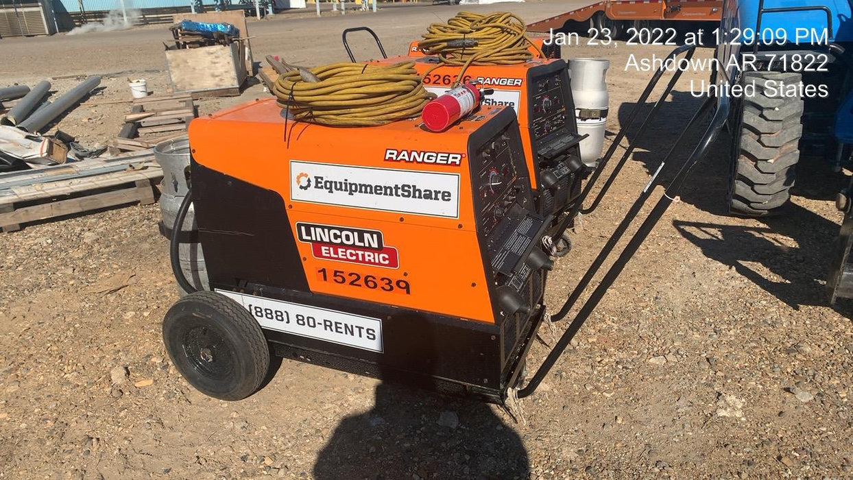 2021 Lincoln Electric Ranger 305 LPG LPG One-Pak (includes undercarriage, tank holder & tank strap) ORANGE
