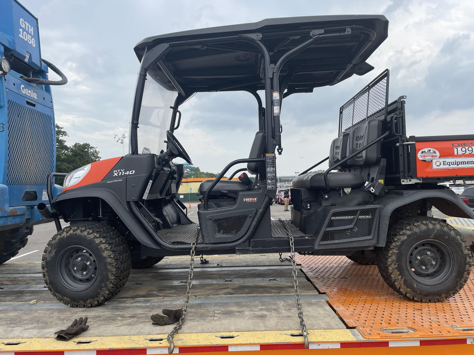 2022 Kubota RTV-X1140W-H Plastic Canopy, Windshield Acrylic Clear, LED Strobe Light, Wire Harness Kit, Back up Alarm
