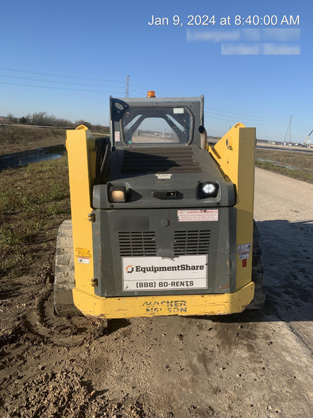 2018 Wacker Neuson ST35 ST35 10K Tracked Skid Loader, Canopy , ISO, Bucket Leveling, 82" Bucket w/ smooth bolt on edge