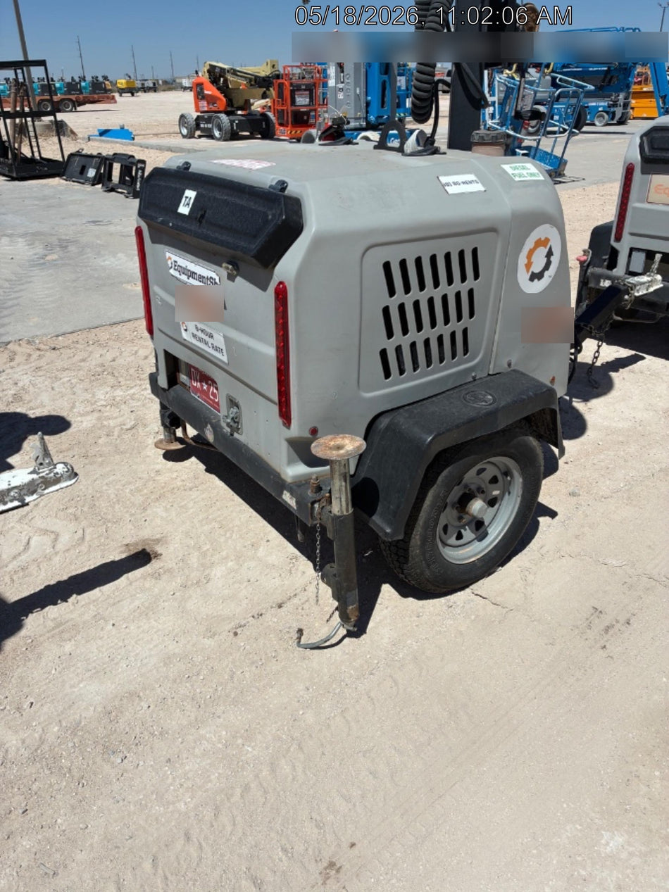 2018 Wacker Neuson LTV6L-MH Wacker Neuson LTV6L Mobile Light Tower w/Fuel Level Sensor Installed