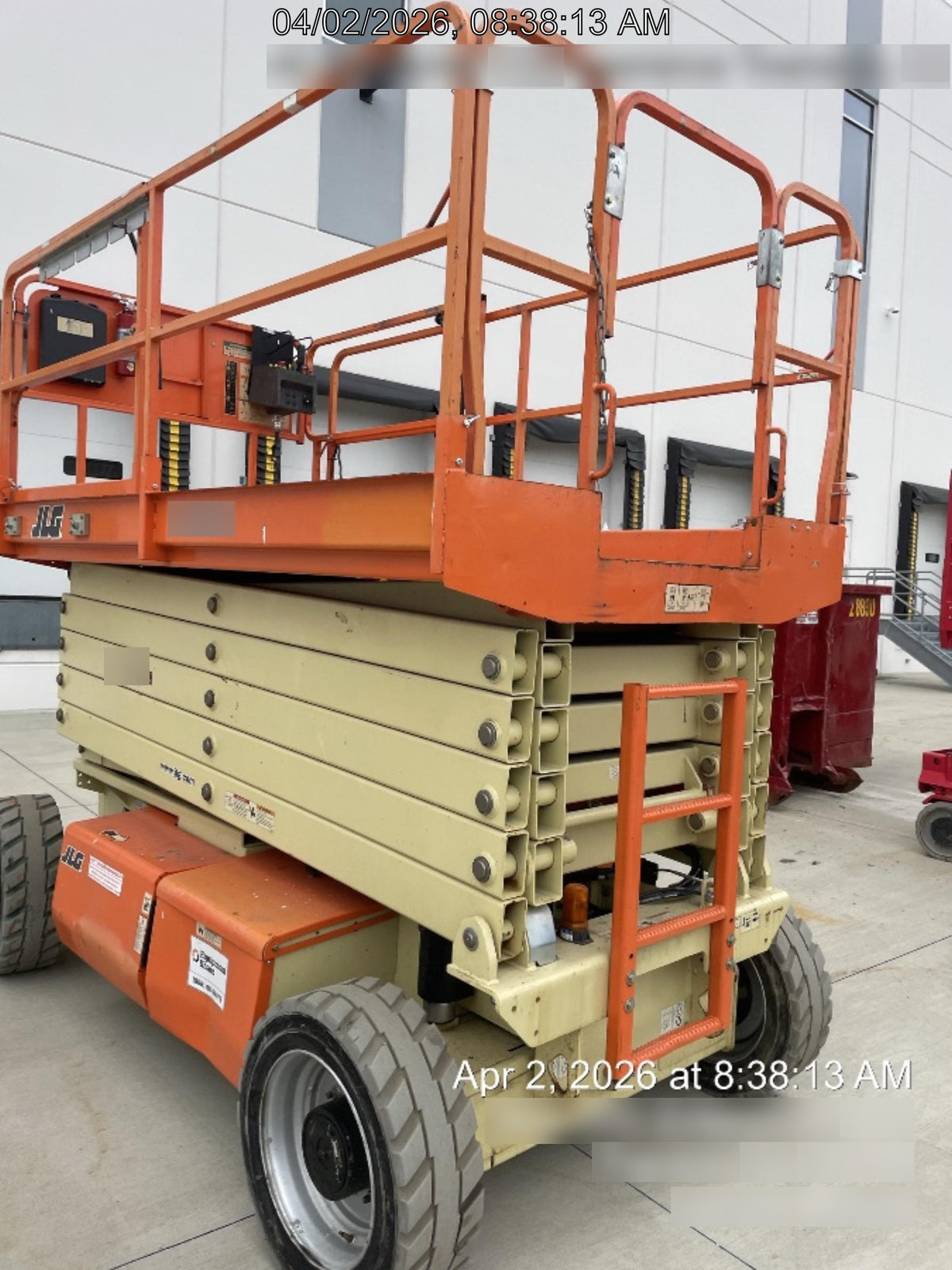 2019 JLG 4069LE Solid Non Marking Tires, Rotating Beacon