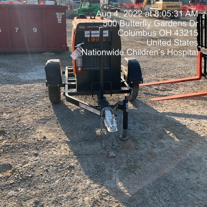 2021 Lincoln Electric Vantage 322 Vantage 322 Ready Pak 3 w/ Decals, ORANGE (includes trailer, cable rack, fender light kit) NO Telematics