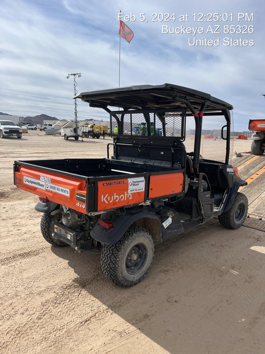 2021 Kubota RTV-X1140W-H Plastic Canopy, Windshield Acrylic Clear, LED Strobe Light, Wire Harness Kit, Back up Alarm