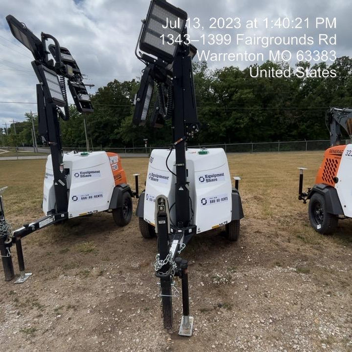 2023 Generac MLT2 Diesel, Flex Switch 120V Input, Powerzone Controller, (4) 320W LED Lights, 4kW Generator, 39.9 Gal Fuel Tank, 2" Ball, T3