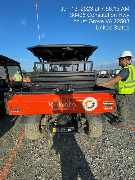 2021 Kubota RTV-X1140W-H Plastic Canopy, Windshield Acrylic Clear, LED Strobe Light, Wire Harness Kit, Back up Alarm