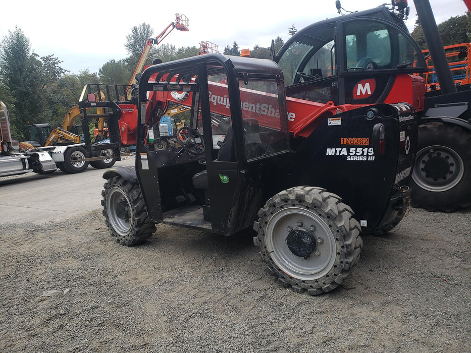 2020 Manitou MTA5519 Canopy, Solid Tires, Work Lights, Beacon, Aux Hydraulics, Back up Alarm, Mirrors, ES Keypad