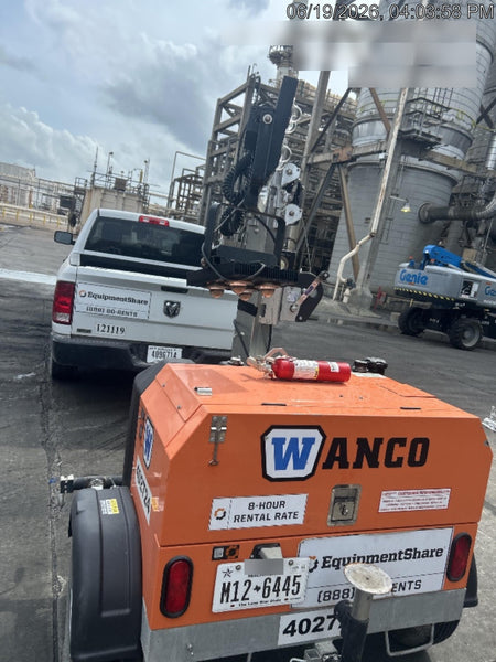 2024 Wanco WLTT-4MM4K Diesel, Deep Sea Controller, Shore Power Plug, Auto Start, (4) 350W LED Floodlights, 4kW Generator, 60 Gal Fuel Tank, 2" Ball, T3