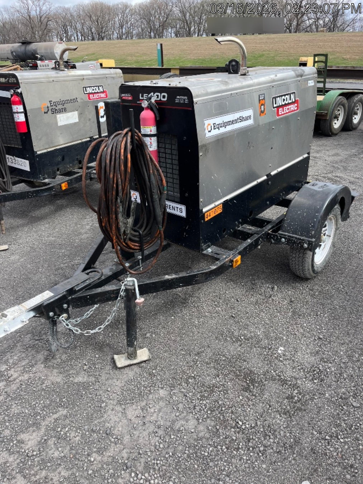 2024 Lincoln Electric LE400 Kubota V1505, Trlr, Cable Rack, Light Kit, ES Decals, T3