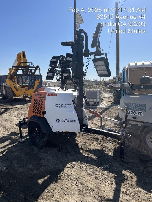2023 Generac MLT2 Diesel, Flex Switch 120V Input, Powerzone Controller, (4) 320W LED Lights, 4kW Generator, 39.9 Gal Fuel Tank, 2" Ball, T3