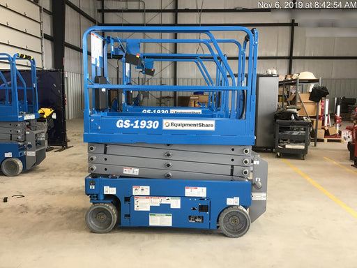 2019 Genie GS-1930 Fixed Rails with Chain Entry