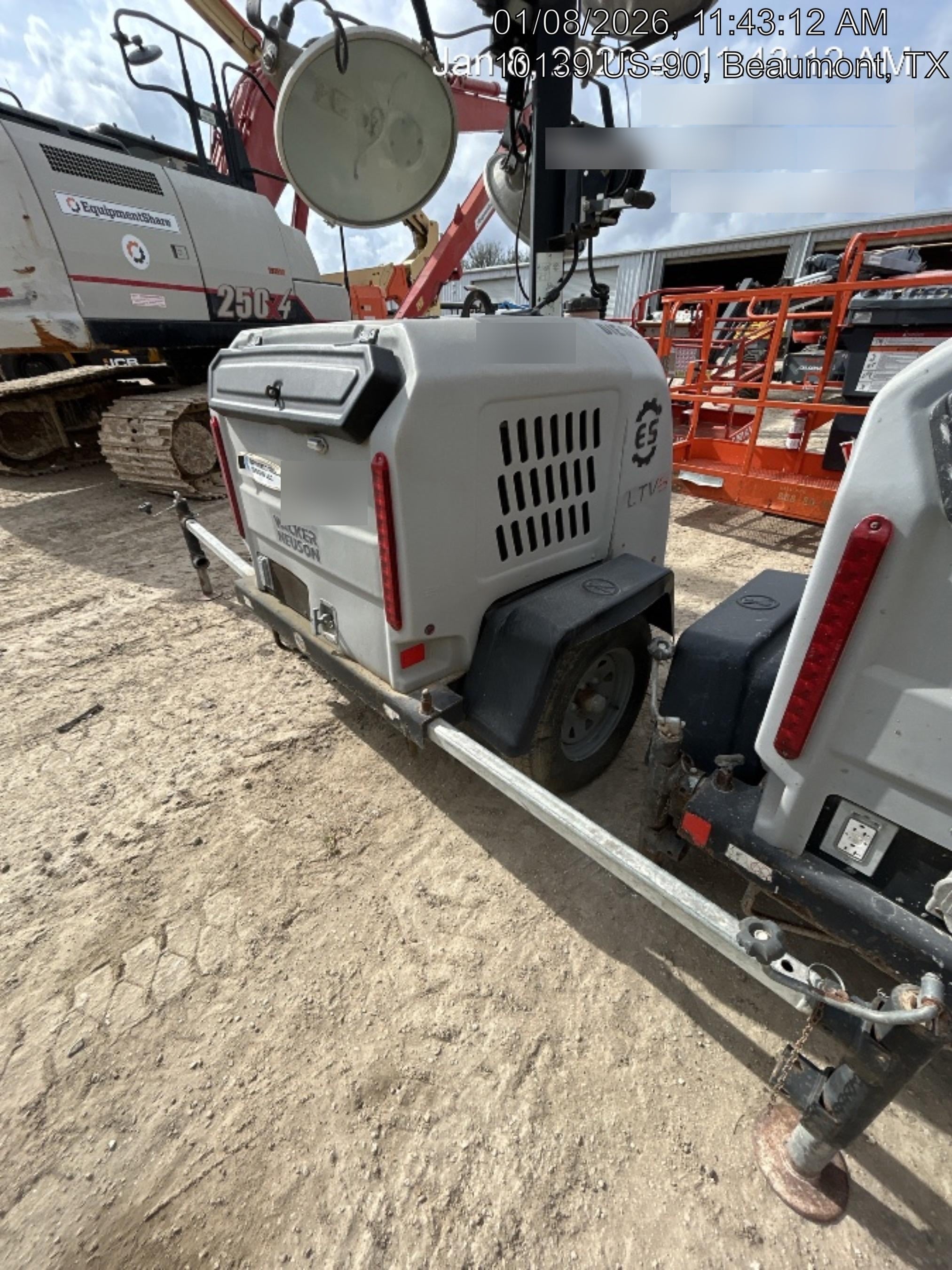 2018 Wacker Neuson LTV6L-MH Wacker Neuson LTV6L Mobile Light Tower w/Fuel Level Sensor Installed