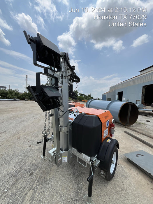 2024 Wanco WLTT-4MM4K Diesel, Deep Sea Controller, Shore Power Plug, Auto Start, (4) 350W LED Floodlights, 4kW Generator, 60 Gal Fuel Tank, 2" Ball, T3