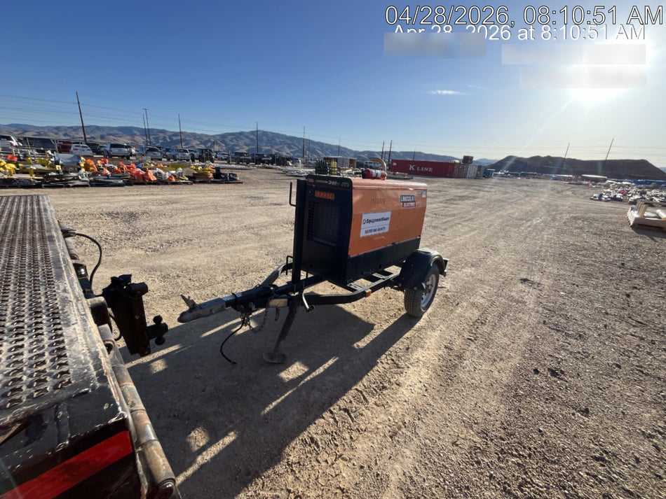 2021 Lincoln Electric Vantage 322 Vantage 322 Ready Pak 3 w/ Decals, ORANGE (includes trailer, cable rack, fender light kit) NO Telematics
