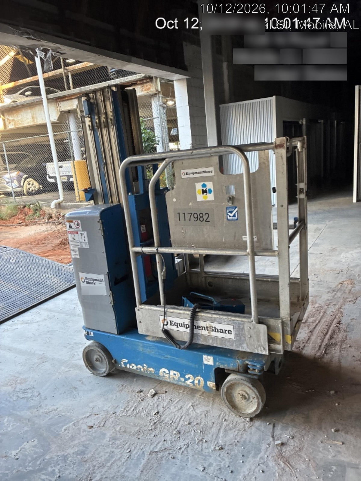 2020 GENIE GR-20