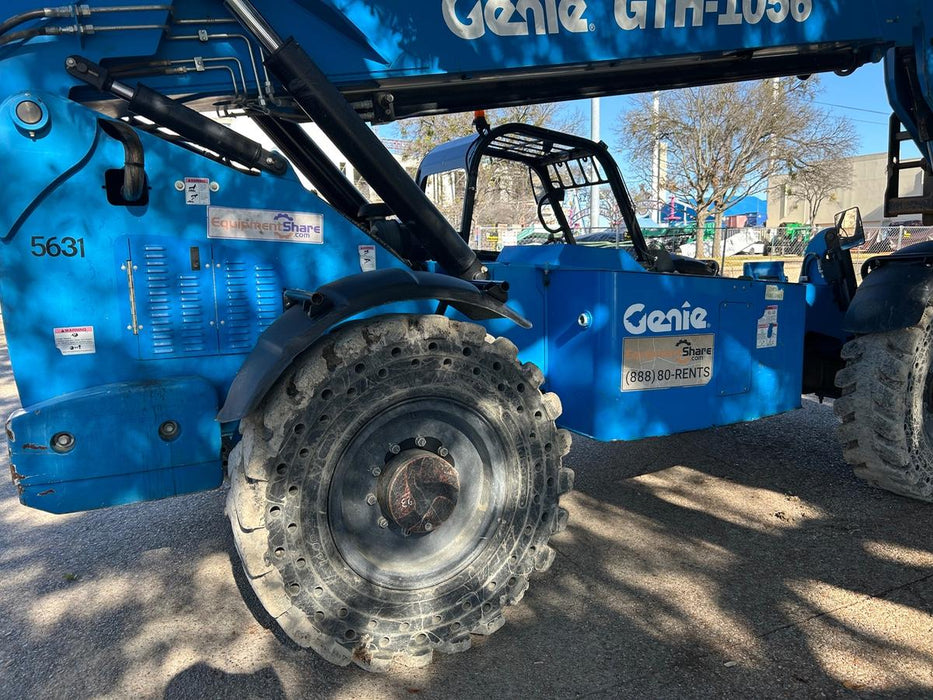 2017 Genie GTH-1056 Solid Tires, Open Cab