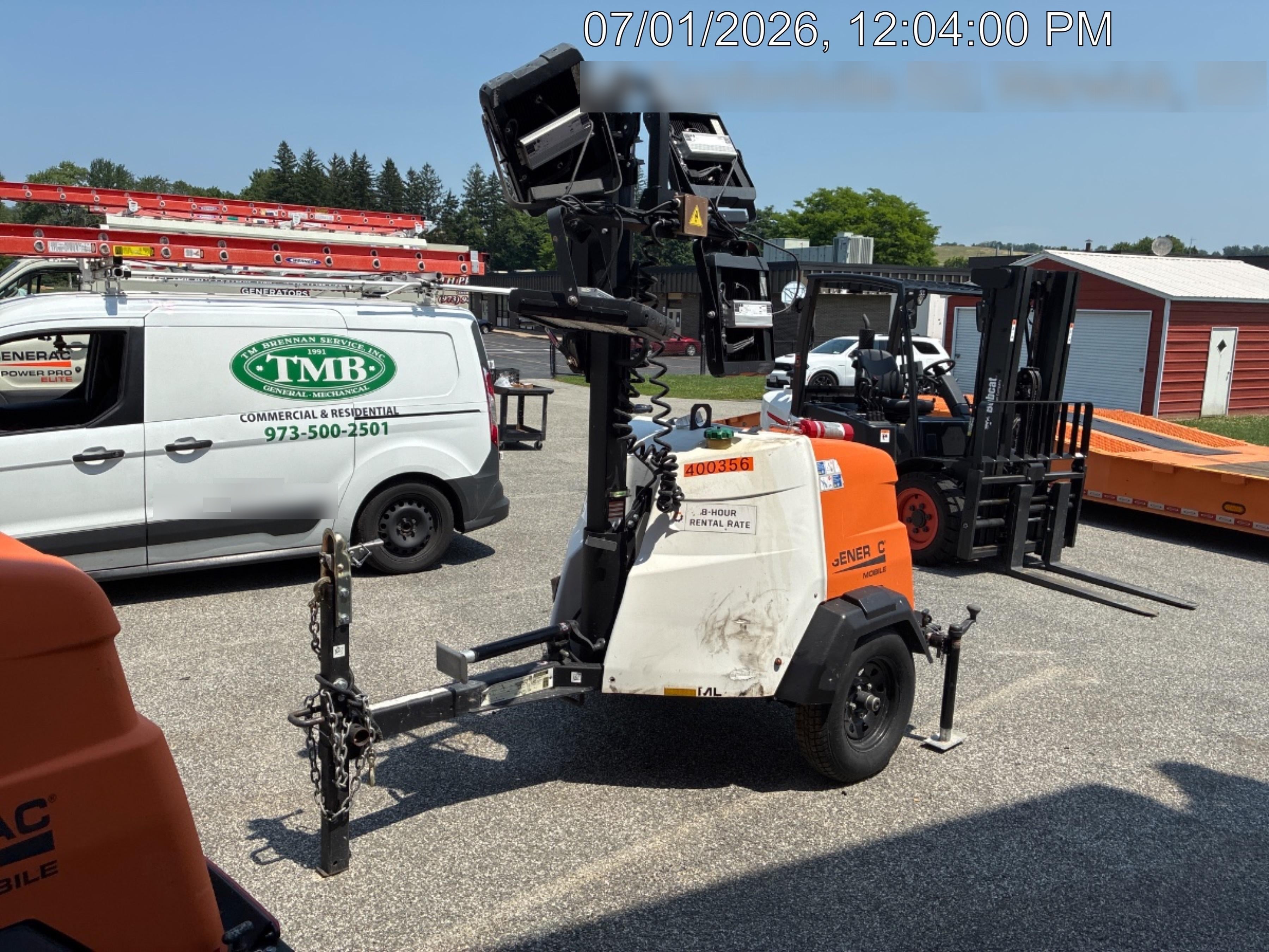 2024 Generac MLT2 Diesel, Flex Switch 120V Input, Powerzone Controller, 
(4) 320W LED Lights, 4kW Generator, 39.9 Gal Fuel Tank, 2" Ball, T3