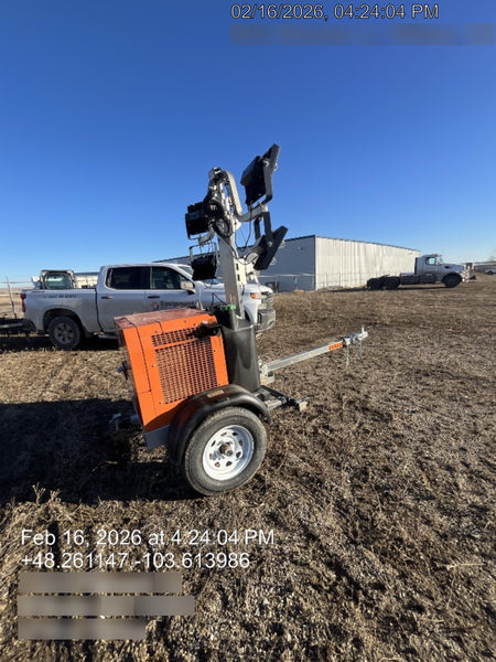 2024 Wanco WLTT-4MM4K Diesel, Deep Sea Controller, Shore Power Plug, Auto Start, (4) 350W LED Floodlights, 4kW Generator, 60 Gal Fuel Tank, 2" Ball, T3