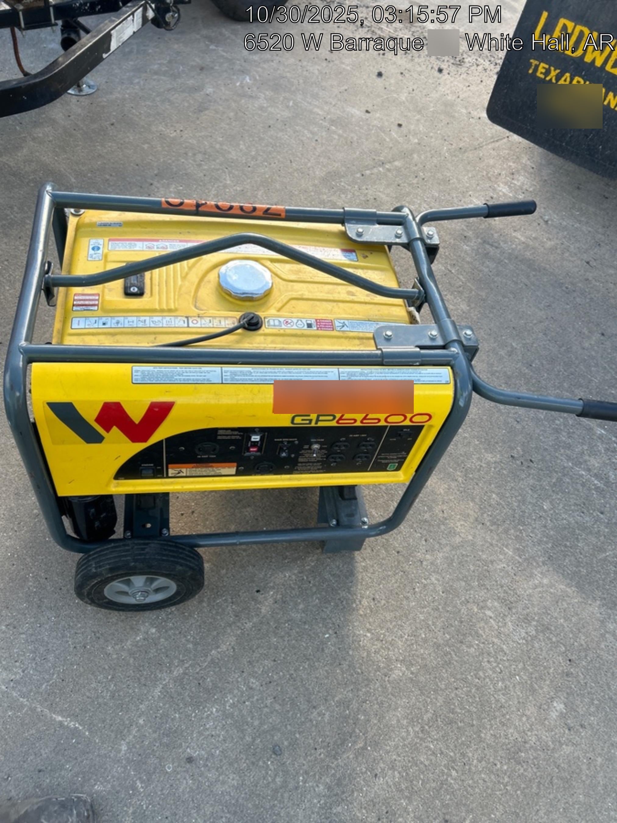 2020 WACKER NEUSON GP6600A