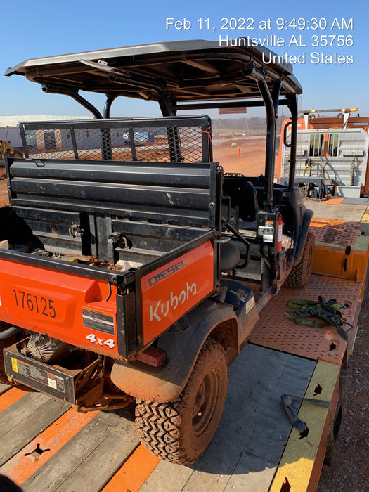 2021 Kubota RTV-X1140W-H Plastic Canopy, Windshield Acrylic Clear, LED Strobe Light, Wire Harness Kit, Back up Alarm