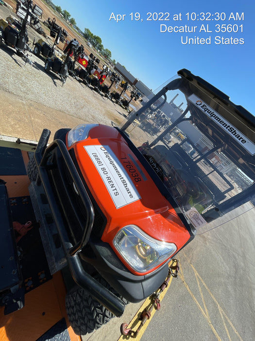 2021 Kubota RTV-X1140W-H Plastic Canopy, Windshield Acrylic Clear, LED Strobe Light, Wire Harness Kit, Back up Alarm