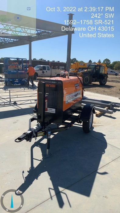 2021 Lincoln Electric Vantage 322 Vantage 322 Ready Pak 3 w/ Decals, ORANGE (includes trailer, cable rack, fender light kit) NO Telematics