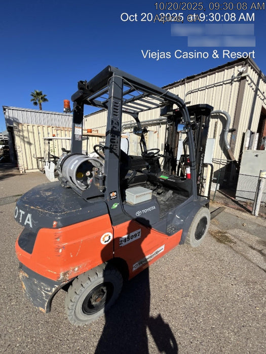 2022 TOYOTA 8FGU25 LP w/ Scale