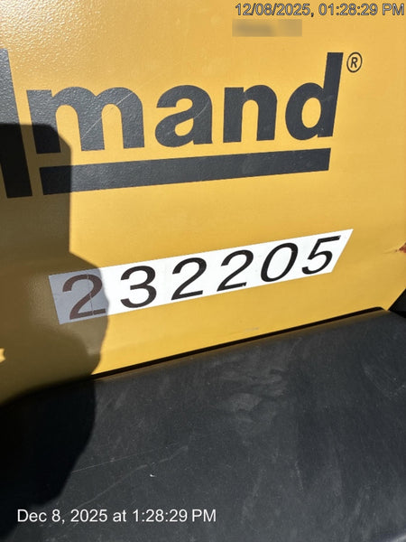 2022 Allmand NLV3GR (4) LED Light Fixture 350W, 23' Vertical Mast, 3kW Prime, Towable, Deep Sea L401, Leveling Jacks, Yanmar T4F 5.8hp