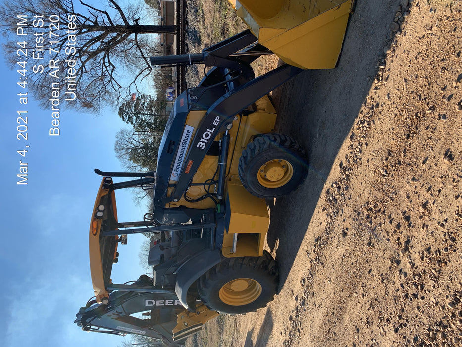 2020 John Deere 310LEP Canopy, 4WD, Standard Stick, Pilot Controls, 2 Way Hydraulics, TAG Manual QC