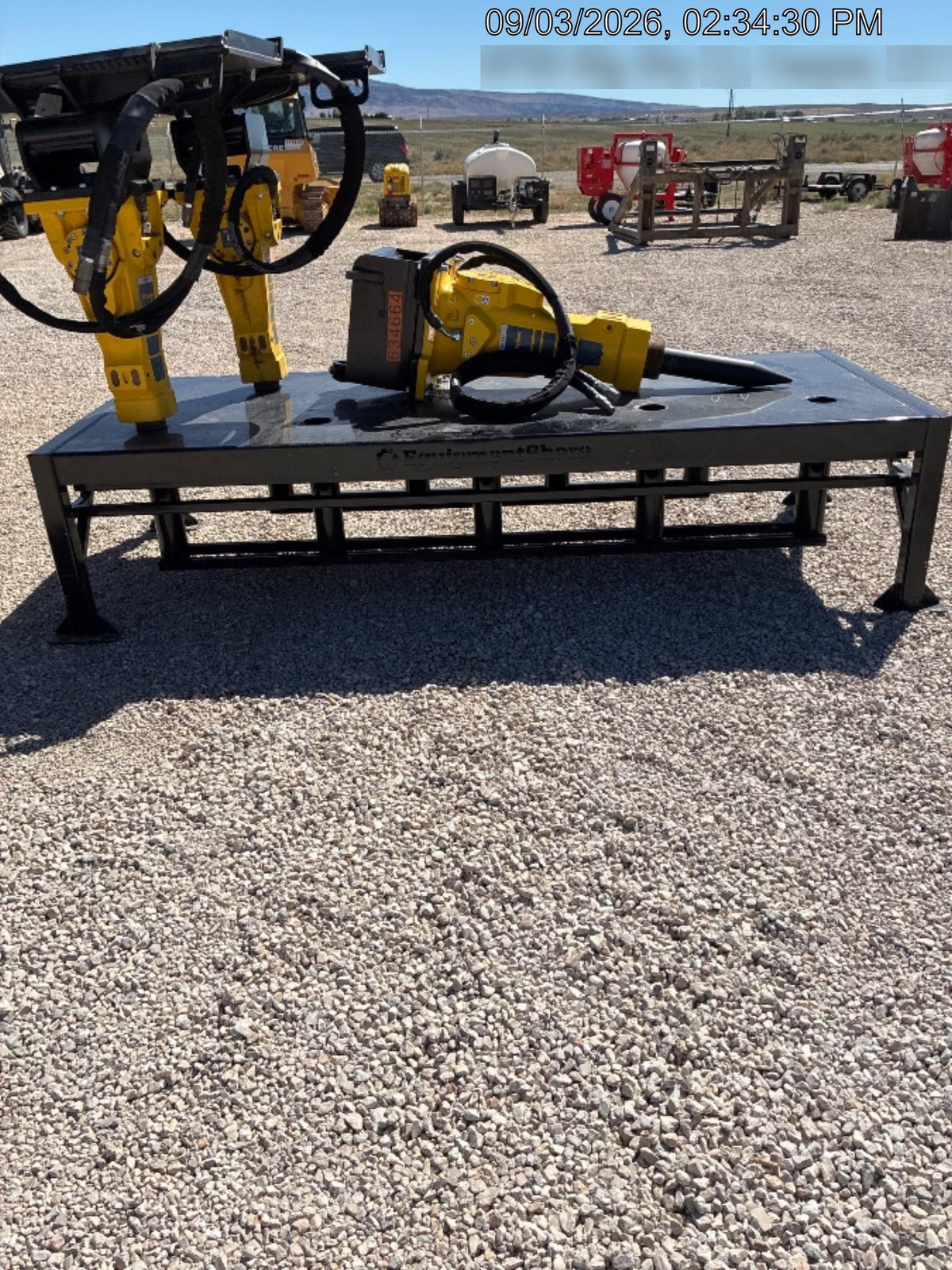 2025 FLUID POWER SUPPORT Hydraulic Breaker Rack