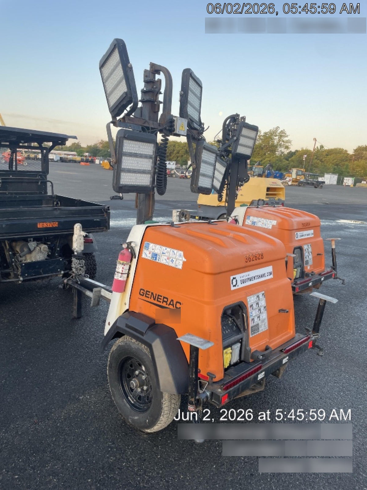2023 Generac MLT2 Diesel, Flex Switch 120V Input, Powerzone Controller, 
(4) 320W LED Lights, 4kW Generator, 39.9 Gal Fuel Tank, 2" Ball, T3