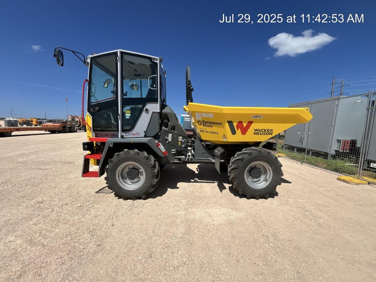 2025 WACKER NEUSON DV604 Cab Standard Tires