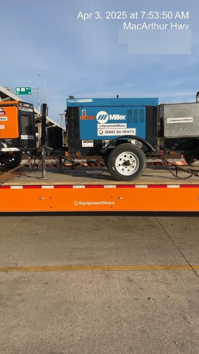 2020 Miller Electric BIG BLUE 400 Trailer Mounted Welder