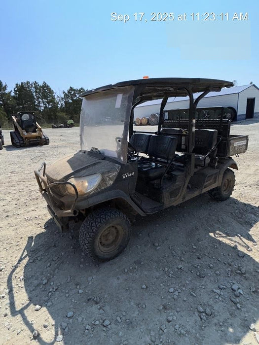 2020 Kubota RTV-X1140 CAMO, CANOPY, STROBE, BACK UP ALARM, WINDSHIELD, FIRE EXT
