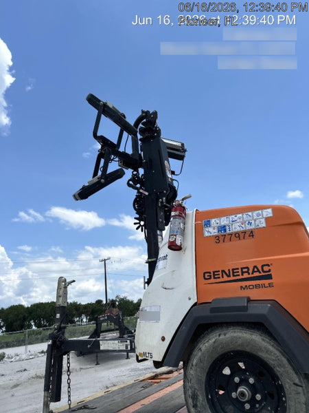 2023 Generac MLT2 Diesel, Flex Switch 120V Input, Powerzone Controller, 
(4) 320W LED Lights, 4kW Generator, 39.9 Gal Fuel Tank, 2" Ball, T3
