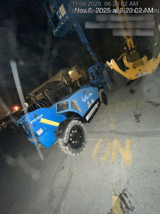 2019 Genie GTH-5519 Canopy, Solid RT Tires, LED Work Lights, Beacon 48" Carriage, 48" Forks