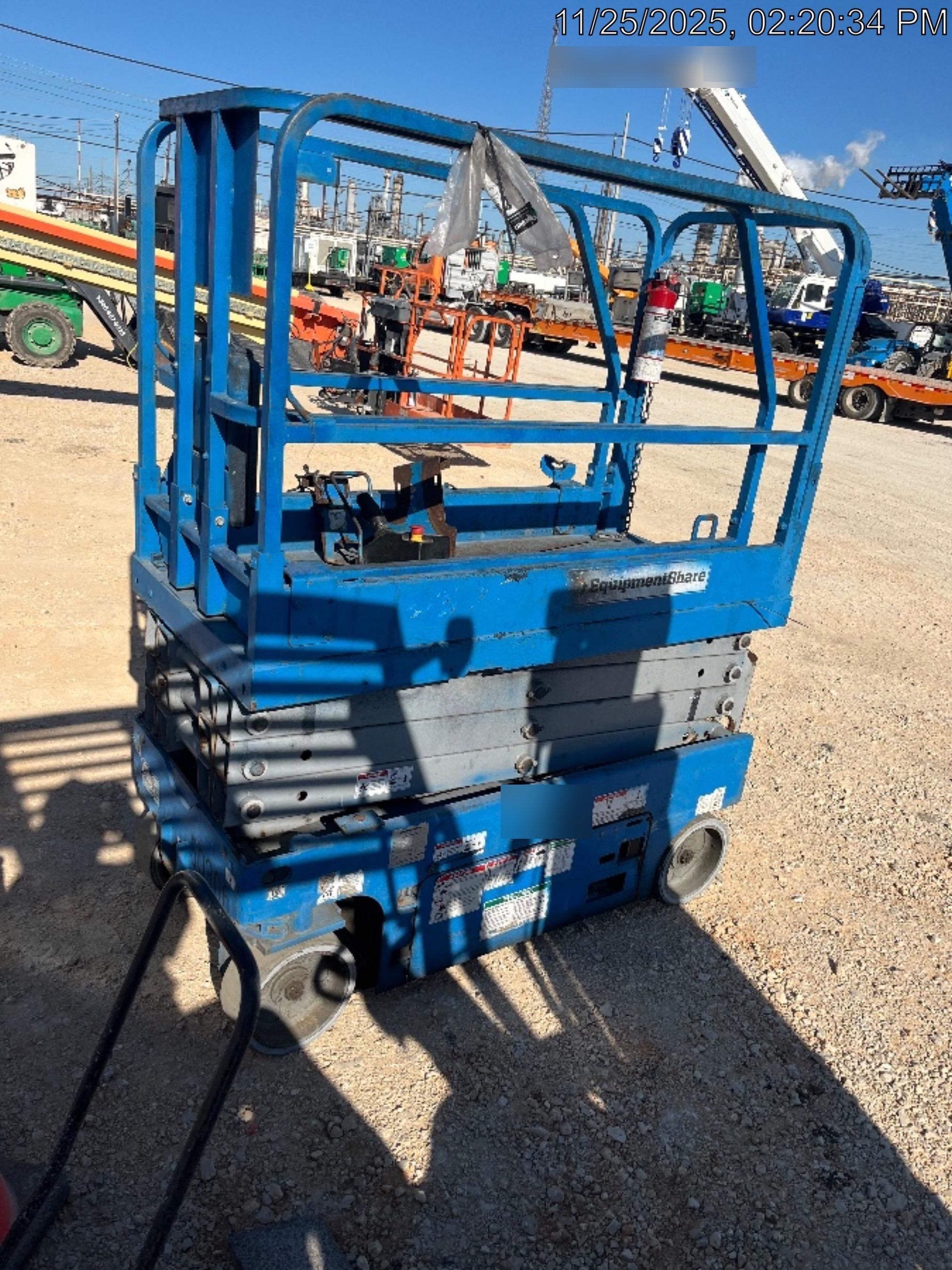 2019 Genie GS-1930 Fixed Rails with Chain Entry