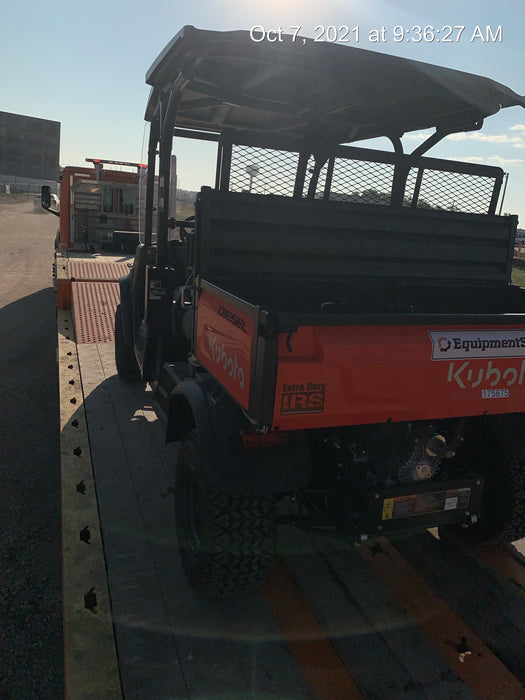 2022 Kubota RTV-X1140W-H Plastic Canopy, Windshield Acrylic Clear, LED Strobe Light, Wire Harness Kit, Back up Alarm