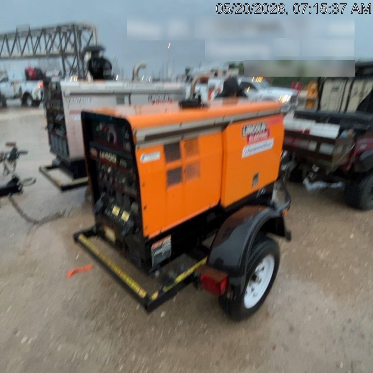 2022 Lincoln Electric LE400 Kubota V1505, Trlr, Cable Rack, Light Kit, ES Decals, T3