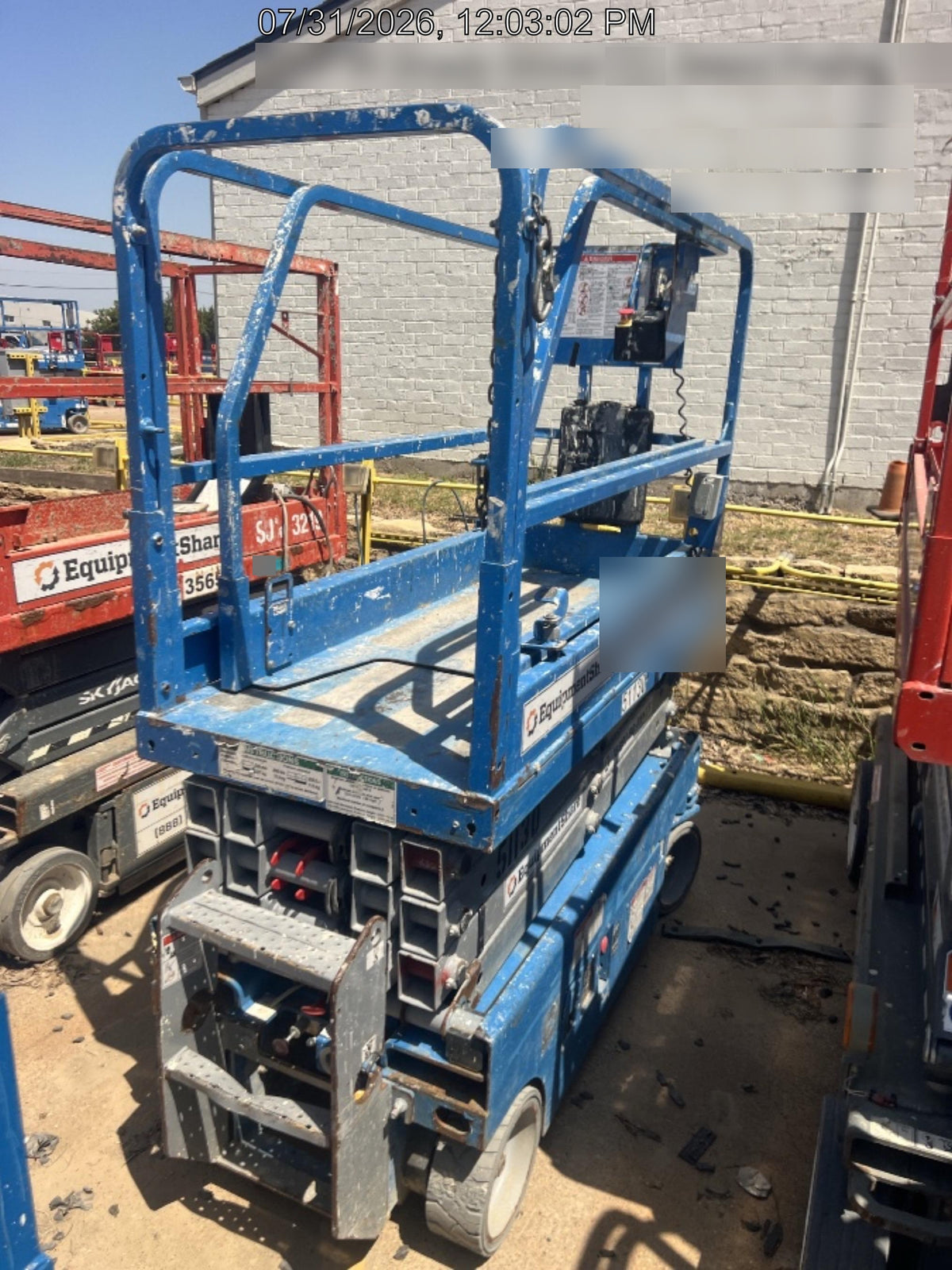 2019 Genie GS-1930 Fixed Rails with Chain Entry